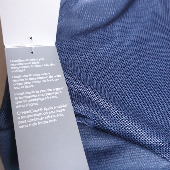 Under Armour Wm's Whisperlight Long Sleeve Active Top w/ Mesh Back Panel Blue Sm - Picture 13 of 16